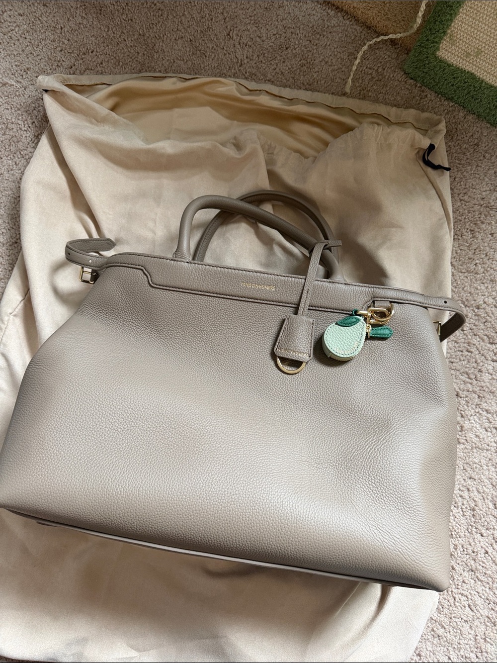 Maison de Sabre Large Palais Bag w/ Pear Charm